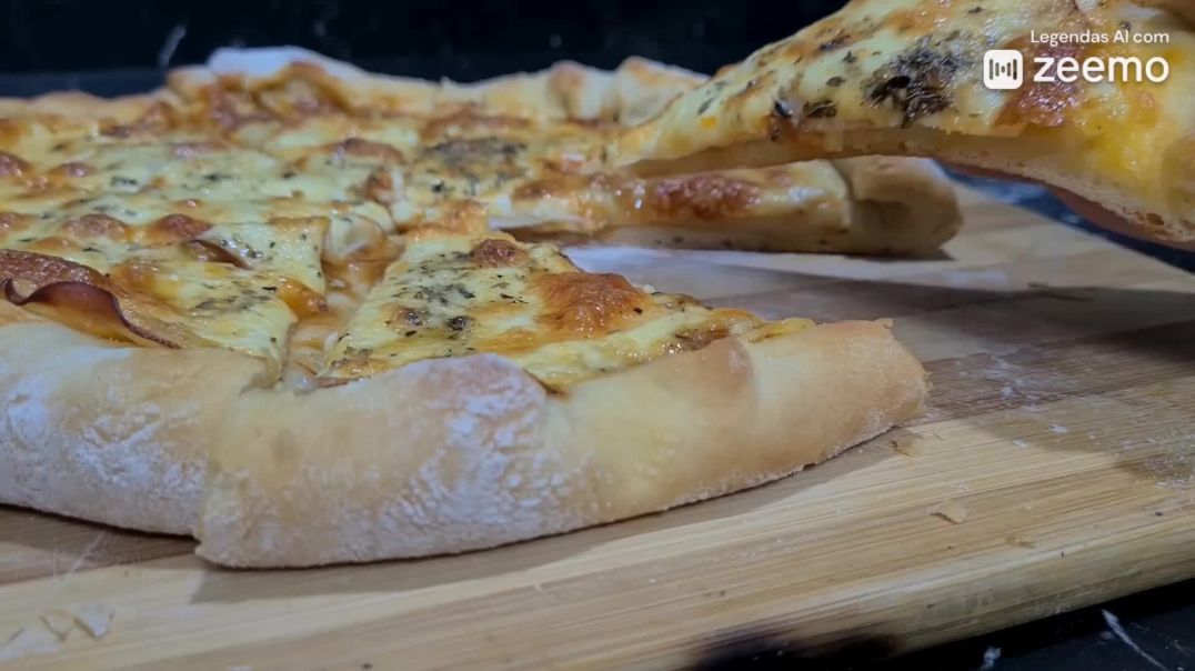 Massa de Pizza feita em casa  igual da Pizzaria